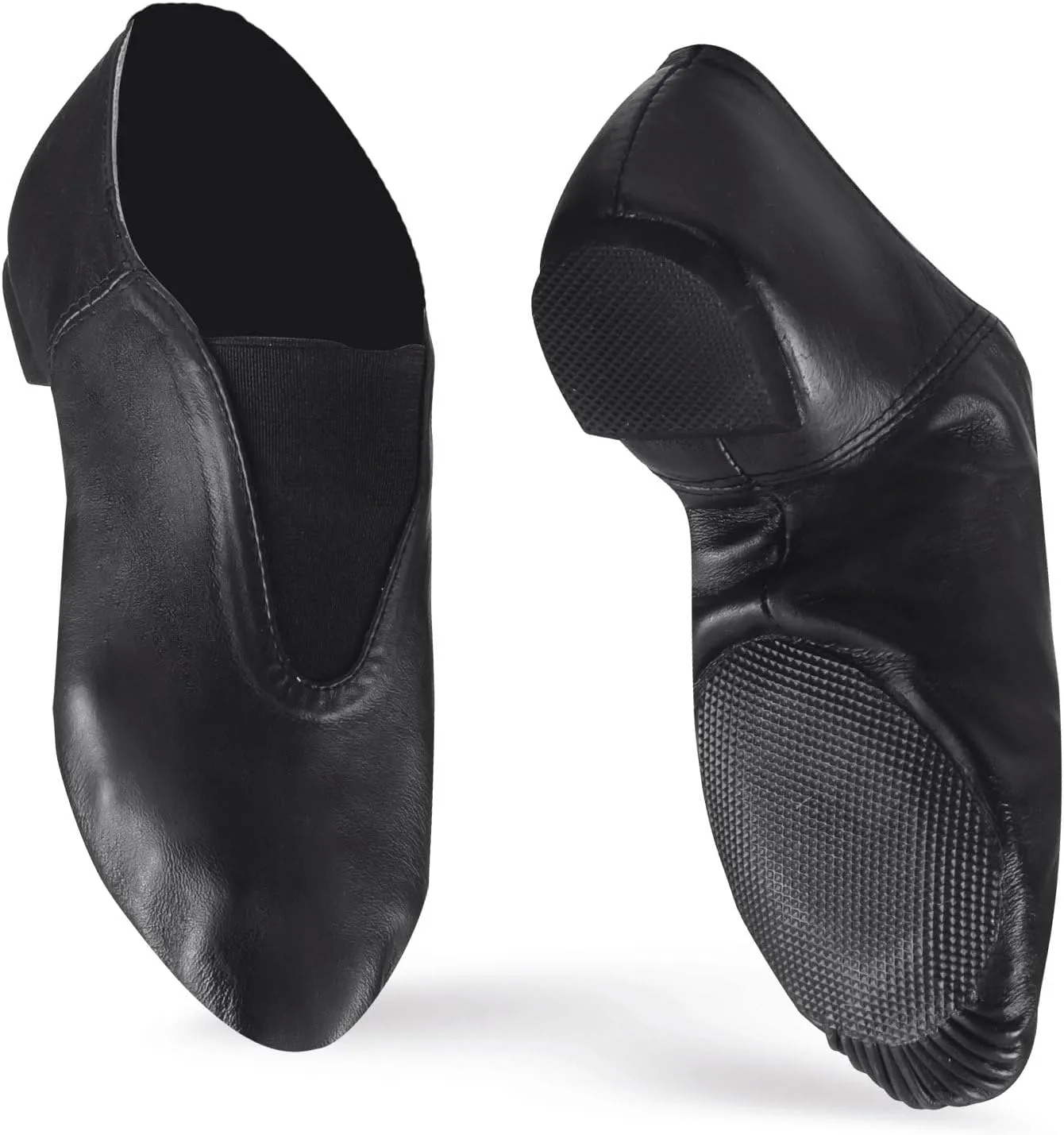 Theatricals Adult Elastic Top Slip-On Jazz Shoes