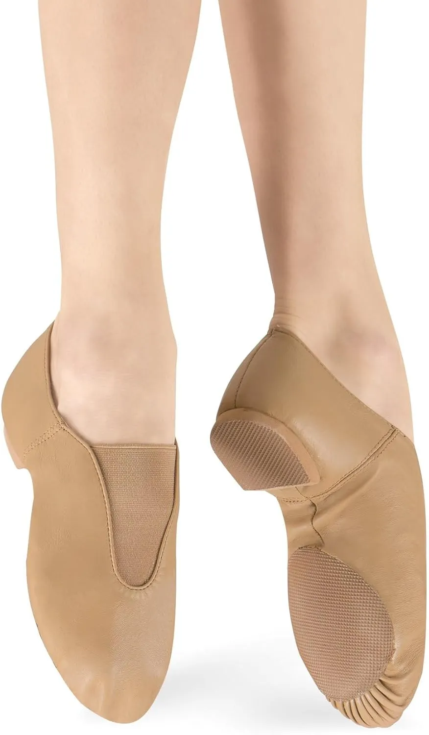 Theatricals Adult Elastic Top Slip-On Jazz Shoes