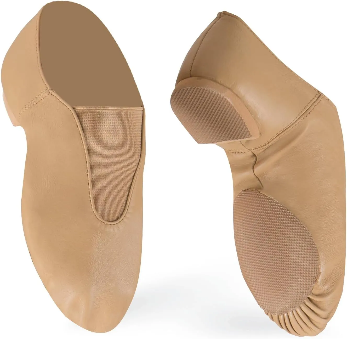 Theatricals Adult Elastic Top Slip-On Jazz Shoes