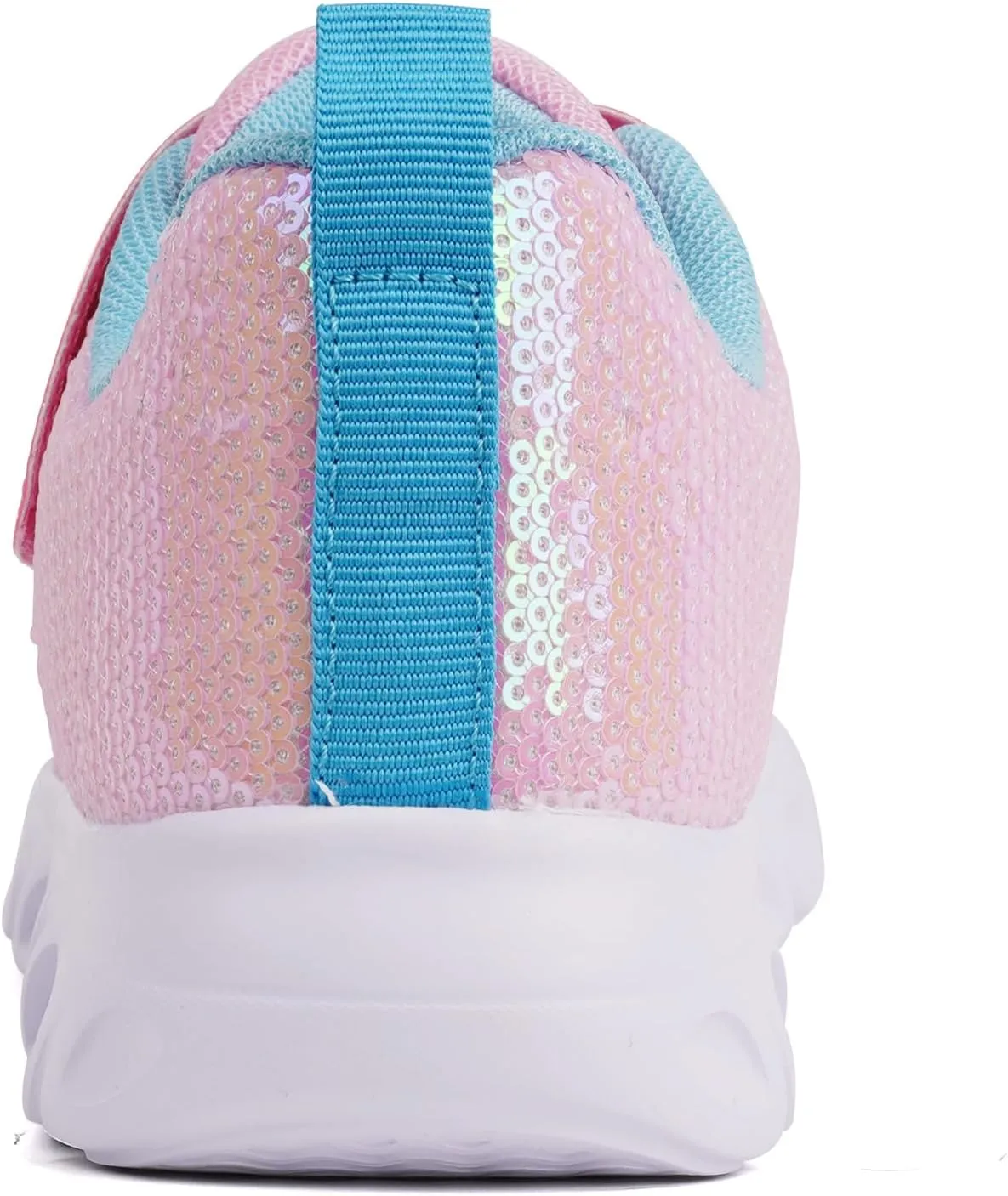 Toandon Toddler Kids Sparkle Breathable Lightweight Sneakers Light Up by Step