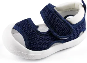 Toddler Boys Girls Unisex Baby Summer Sport Sandals Closed Toe Non-Slip Rubber Sole Pool Beach Mesh Sneakers Lightweight Outdoor Water Shoes
