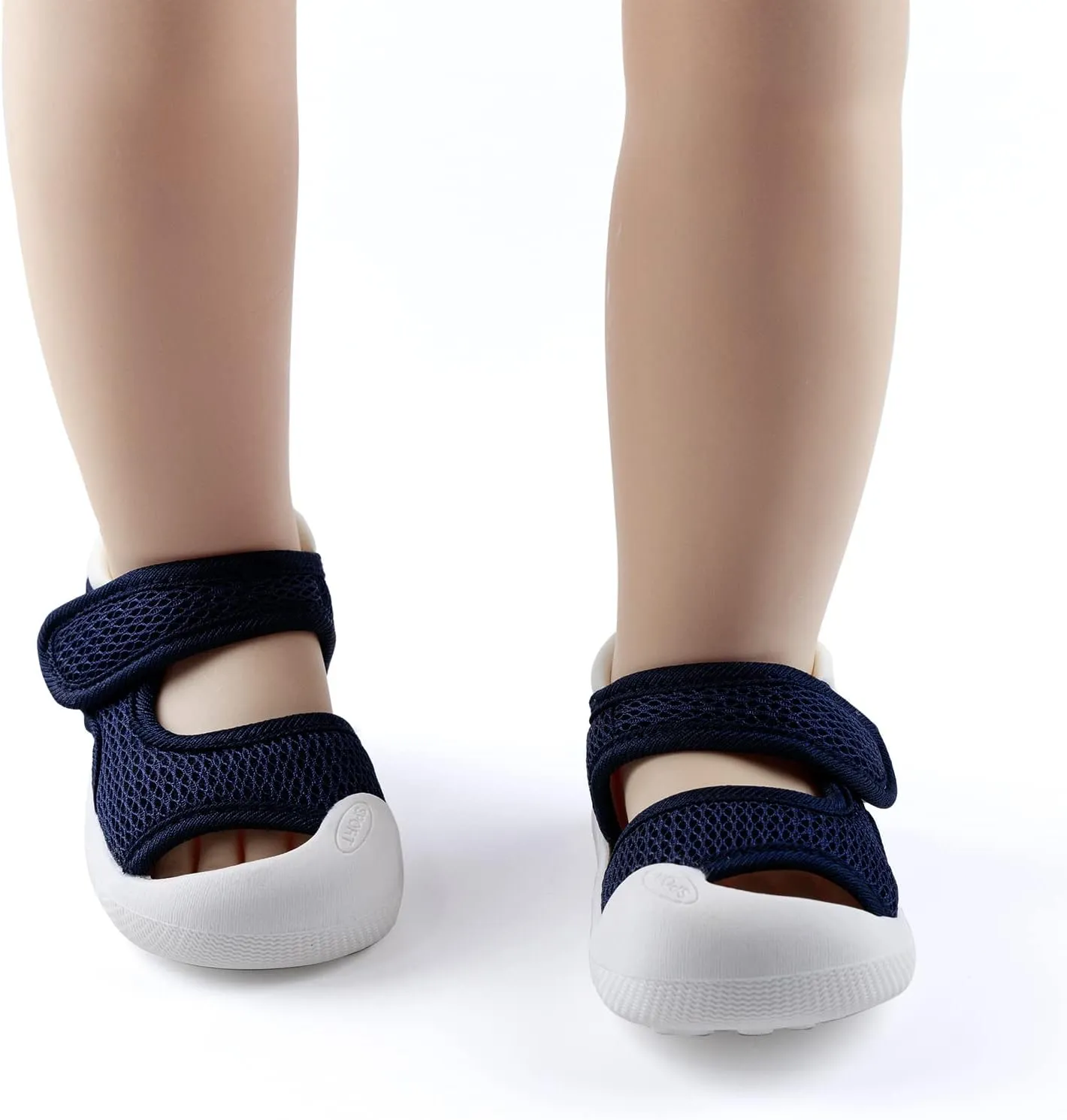 Toddler Boys Girls Unisex Baby Summer Sport Sandals Closed Toe Non-Slip Rubber Sole Pool Beach Mesh Sneakers Lightweight Outdoor Water Shoes
