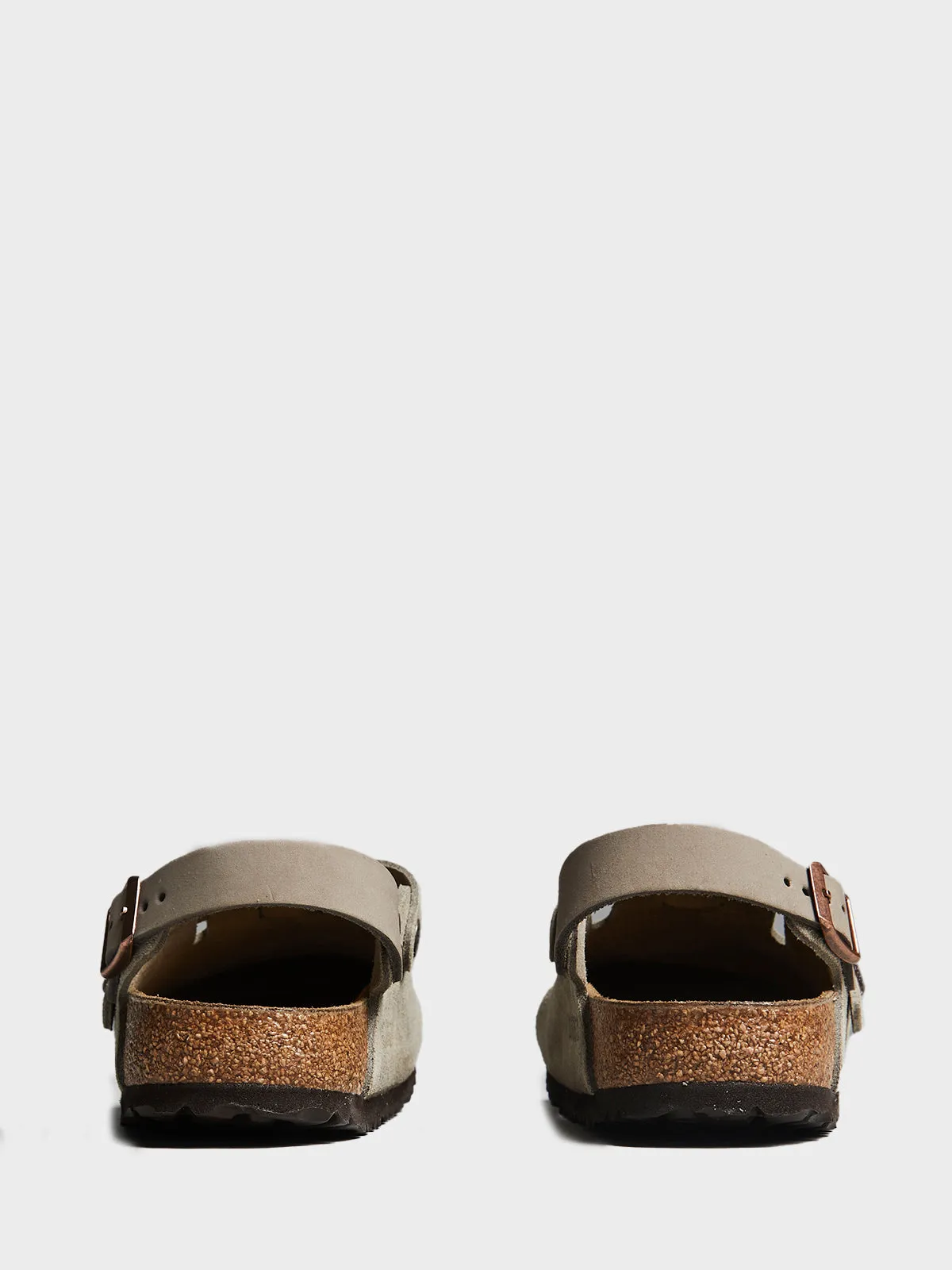 Tokio II Suede Leather Sandals in Taupe
