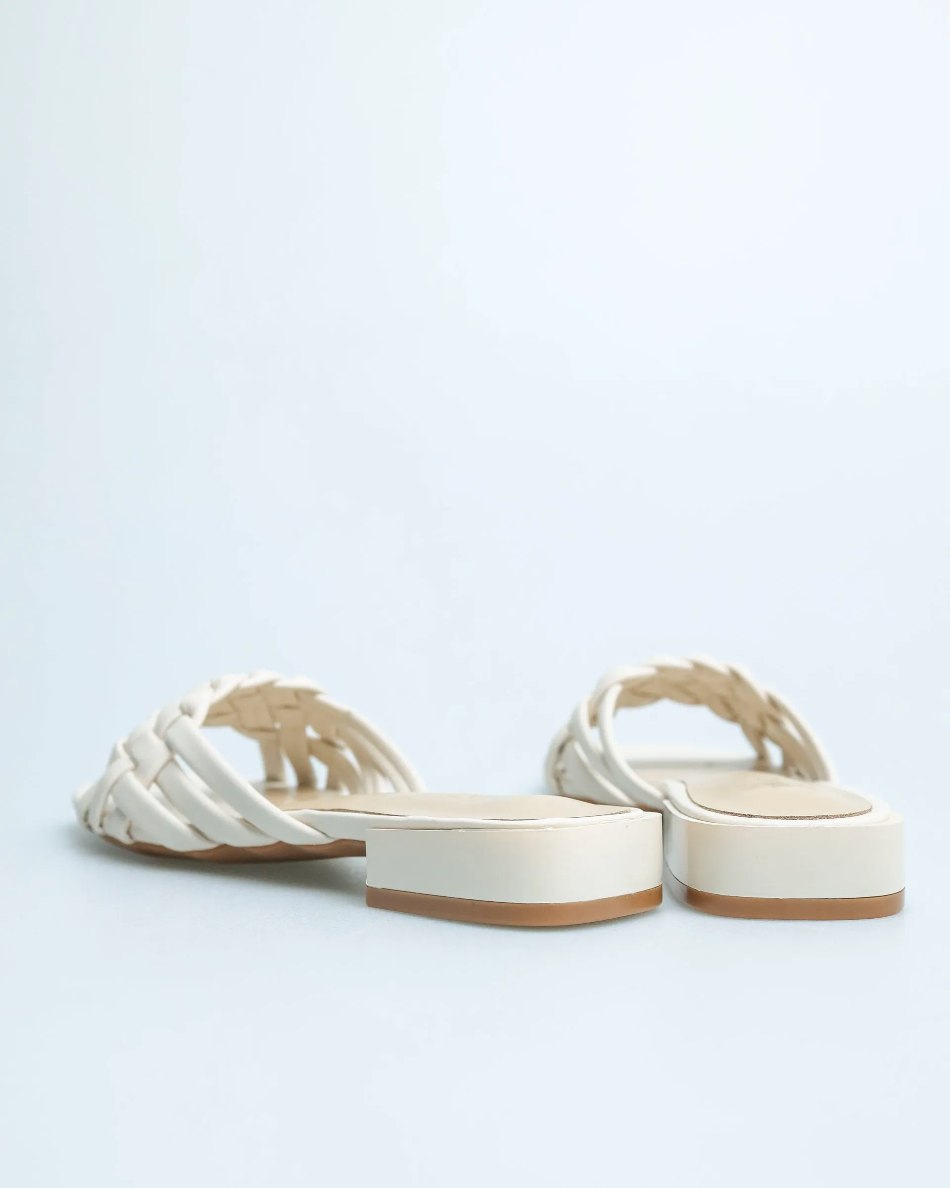 Tomaz YX55 Ladies Braided Strap Sandals (Beige)