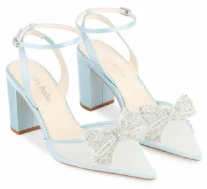Touching tie Heel- Light sky
