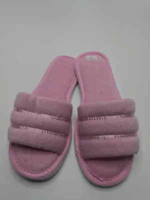 Towel City Classic Terry Open Toe Slippers