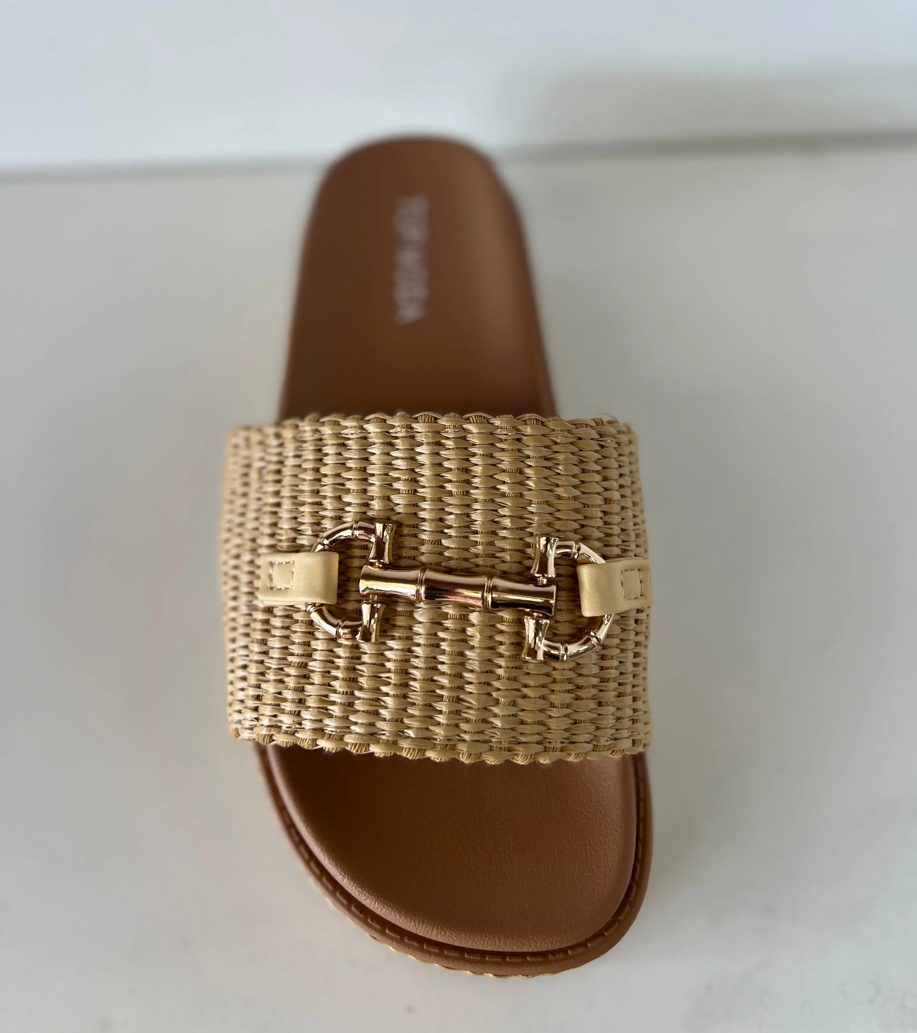 TRACI-36 Beige Tan Natural Raffia
