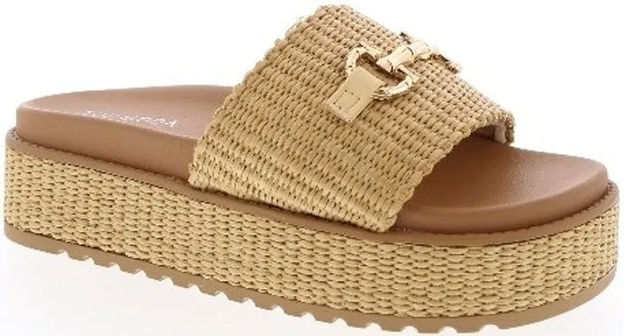 TRACI-36 Beige Tan Natural Raffia