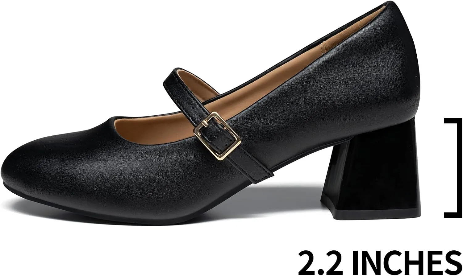 Trary Mary Jane Shoes Women, Chunky Mary Janes Heels for Women Shoes Dressy Casual, Dress Shoes for Women Block Heels Closed Toe Mary Jane Pumps