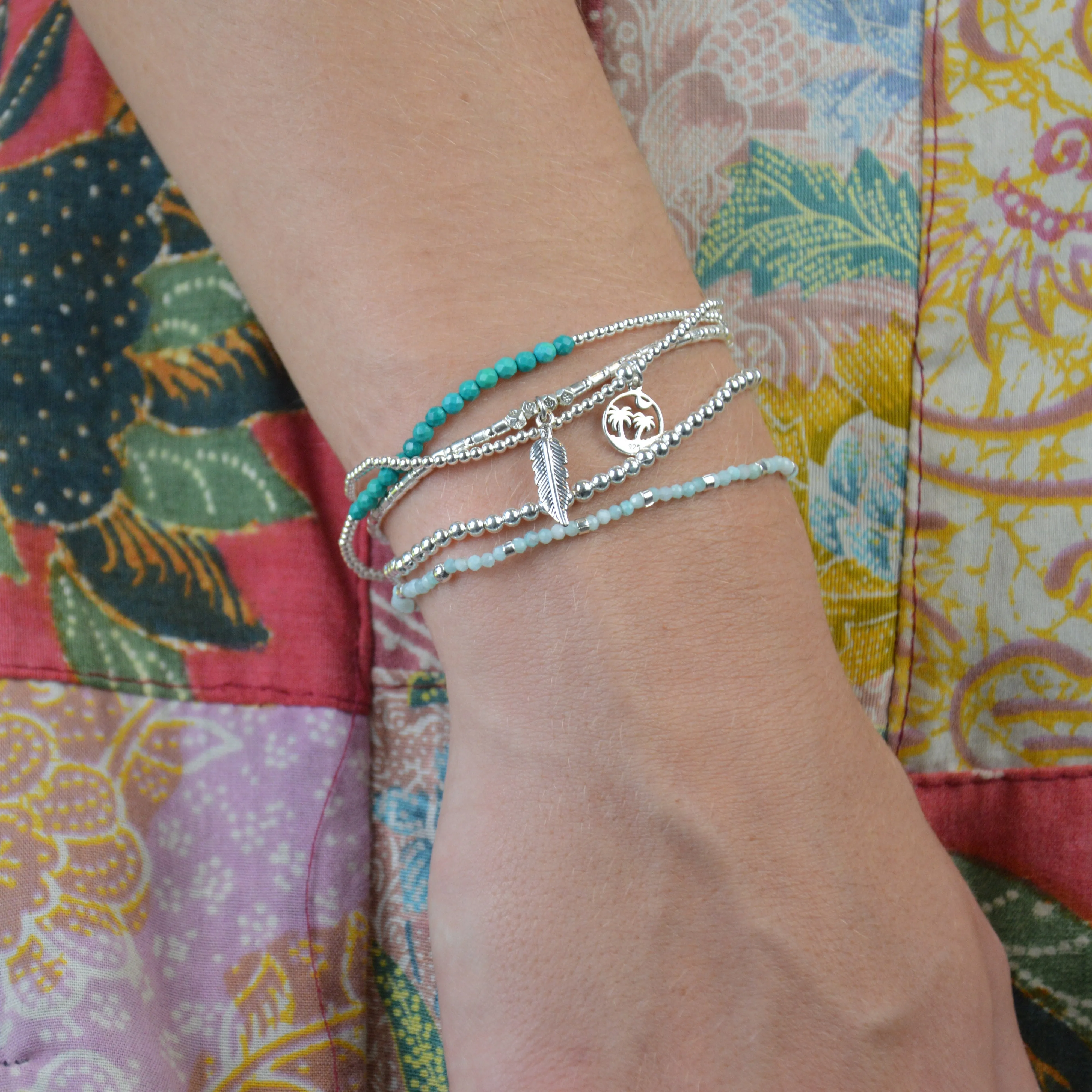 Turquoise Stretchy Bracelet