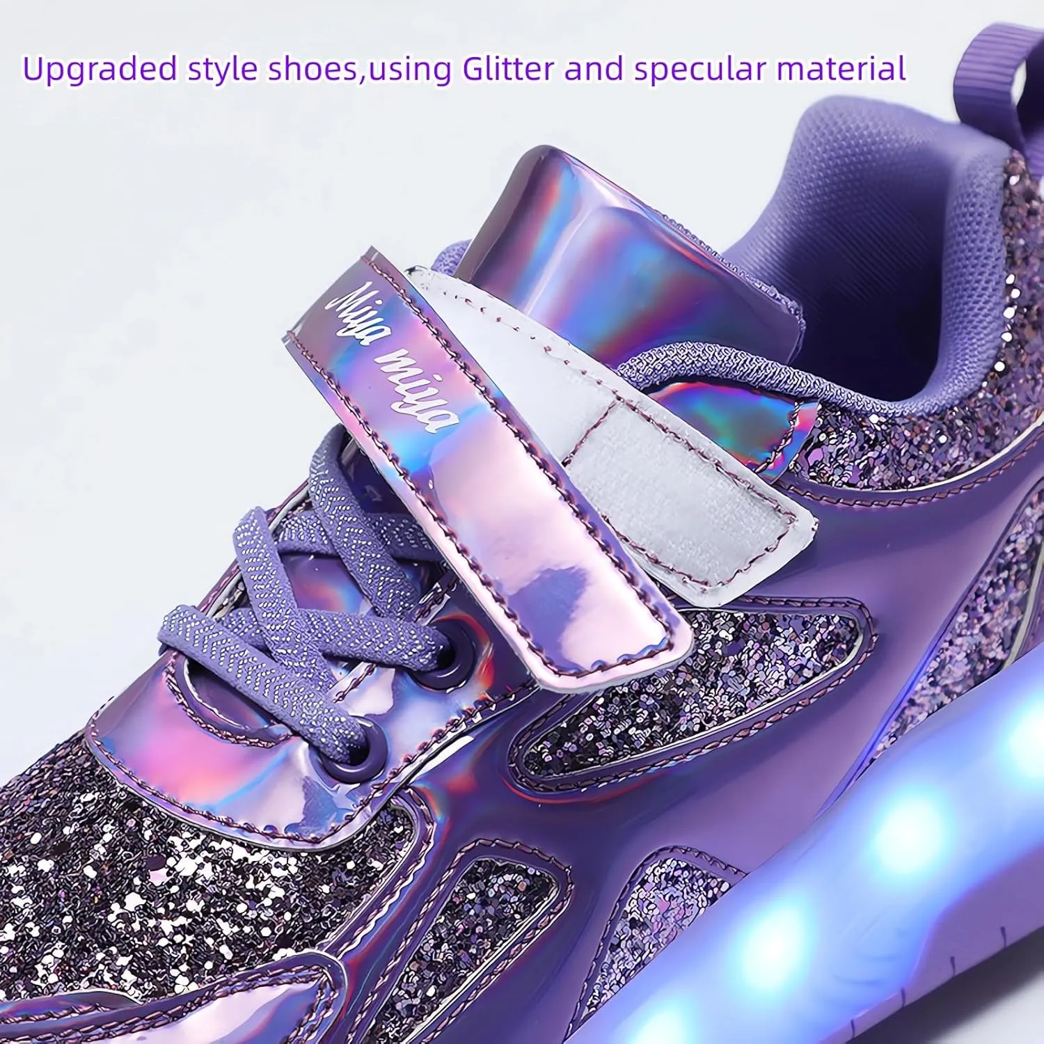 Ufatansy Roller Shoes Girls Boys Sneakers with Wheels Roller Skate Shoes USB Charging with LED Light Up Shinny Skates for Beginner Trainers Kids Lightweight Breatheable Shoe Footwear
