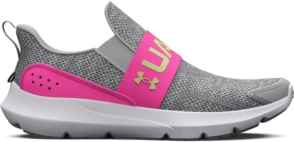 Under Armour Girls' Pre School Surge 3 Slip-On Running Shoe