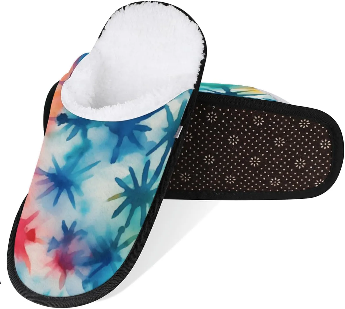 Underwater Sunshine Women's Indoor Bedroom Slippers Soft Fuzzy Slip On House Slippers for Winter Bedroom Outdoor