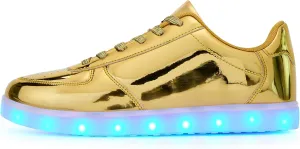 Unisex LED Shoes - Fashion Light Up Sneakers, Breathable USB Charging Glowing Luminous LED Shoes for Men Women