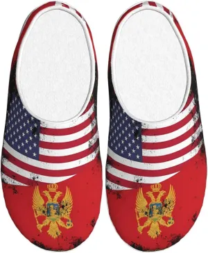 Unisex Slippers Winter Warm Non-Slip Fluffy Slippers Slip-On Plush Slippers House Slippers For Women Men Shoes Gifts