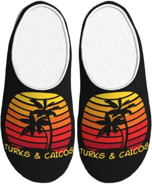 Unisex Slippers Winter Warm Non-Slip Fluffy Slippers Slip-On Plush Slippers House Slippers For Women Men Shoes Gifts