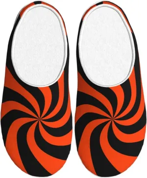Unisex Warm Slippers Non-Slip Winter Fluffy Slippers Slip-On Plush Slippers Bedroom Slippers House Shoes For Men Women