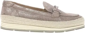VANELi Womens Quarzi Athleisure Perforated Slip On Loafers Casual - Beige