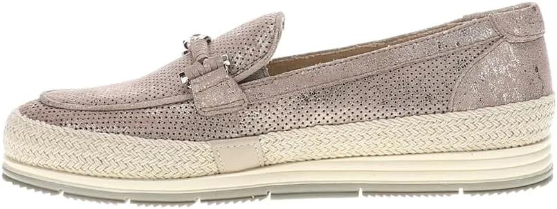 VANELi Womens Quarzi Athleisure Perforated Slip On Loafers Casual - Beige
