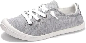 Vanessa Women's Slip On Canvas Shoes Low Top Fashion Sneakers Casual Flats Walking Shoes Comfy Loafers