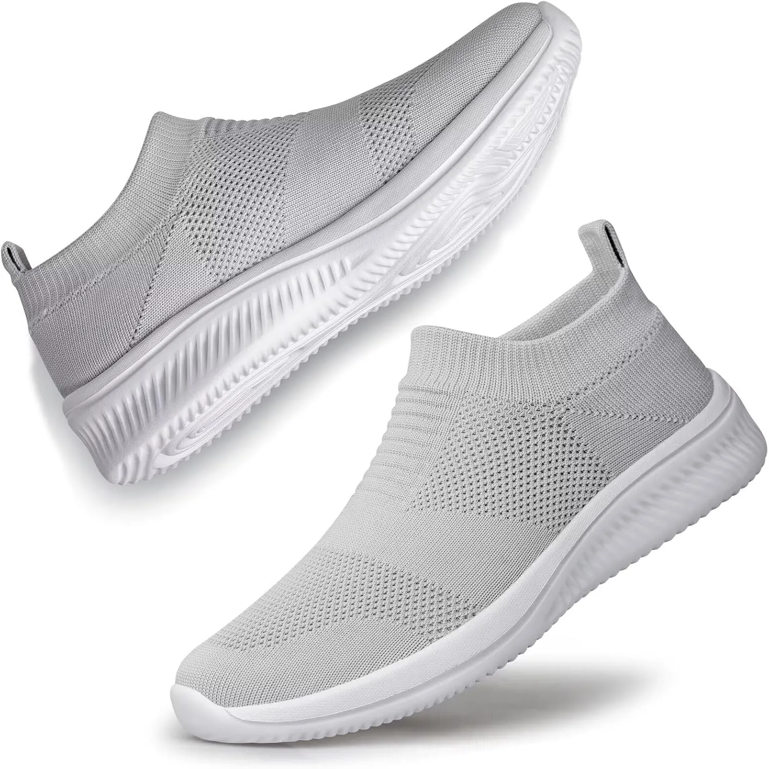 vibdiv Walking Shoes Women Casual Sock Sneakers Lightweight Comfy Breathable Pull-on Zapatillas de Mujer