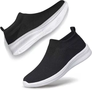 vibdiv Walking Shoes Women Casual Sock Sneakers Lightweight Comfy Breathable Pull-on Zapatillas de Mujer