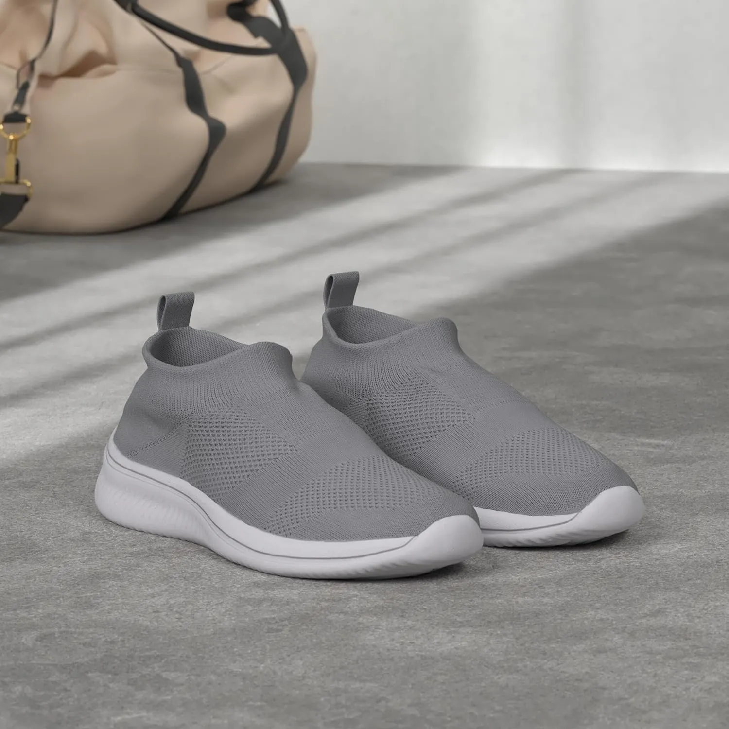vibdiv Walking Shoes Women Casual Sock Sneakers Lightweight Comfy Breathable Pull-on Zapatillas de Mujer