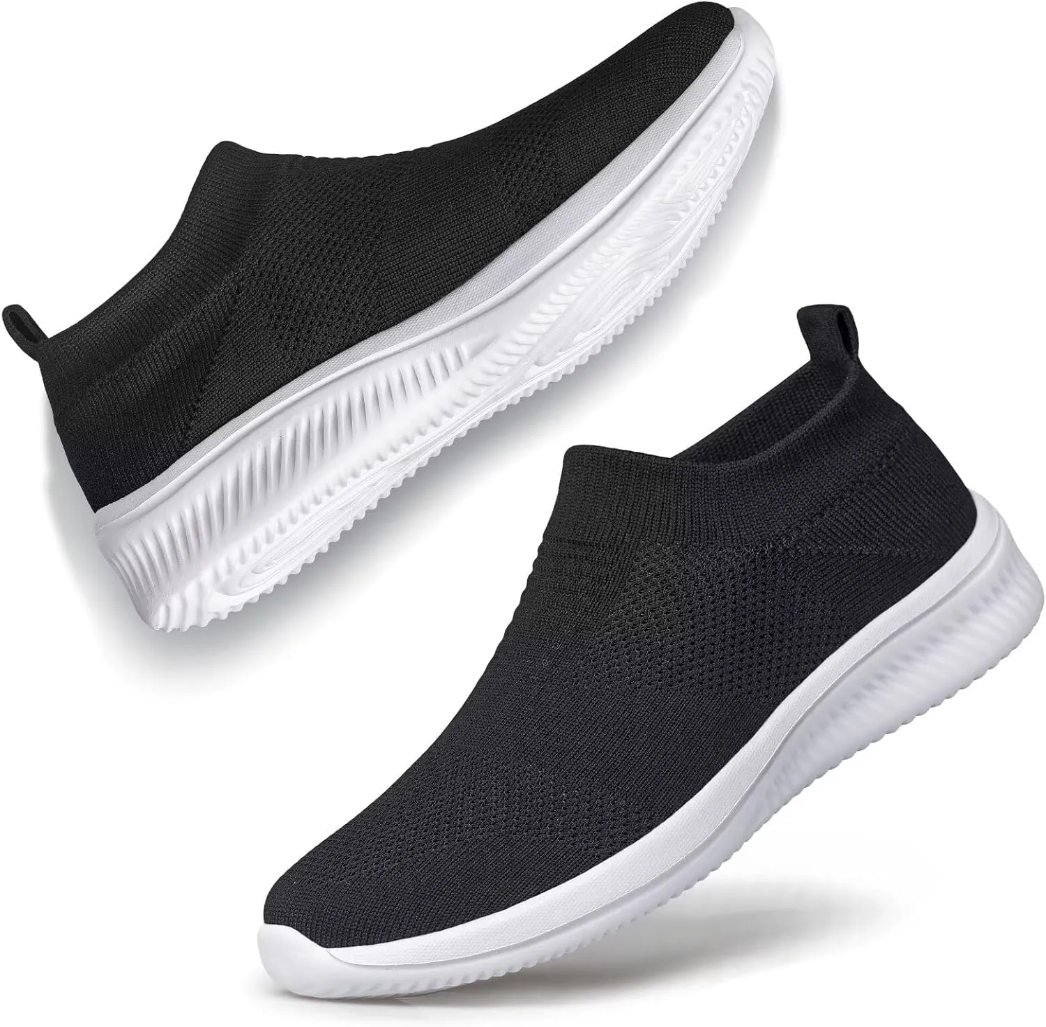vibdiv Walking Shoes Women Casual Sock Sneakers Lightweight Comfy Breathable Pull-on Zapatillas de Mujer