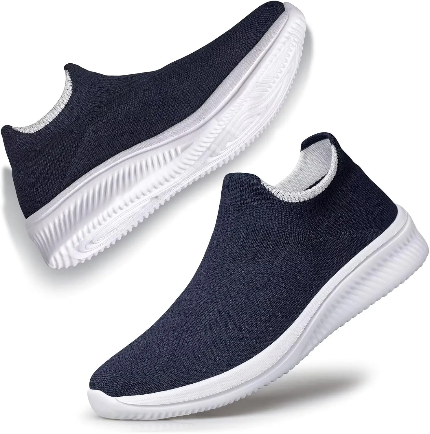 vibdiv Walking Shoes Women Casual Sock Sneakers Lightweight Comfy Breathable Pull-on Zapatillas de Mujer