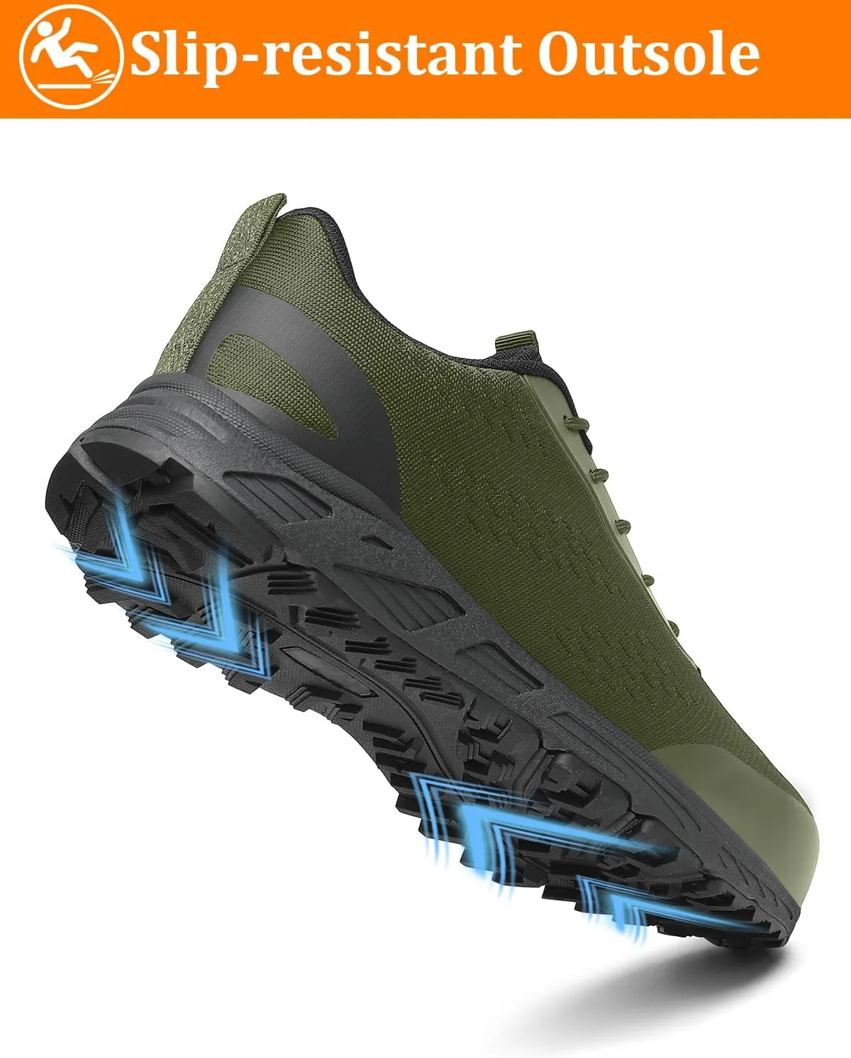VikoViren Steel Toe Shoes for Men Women Comfy Lightweight Indestructible Non Slip Safety Work Sneakers Warehouse Industry Construction Shoes