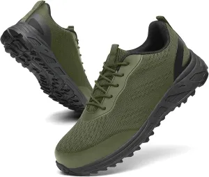 VikoViren Steel Toe Shoes for Men Women Comfy Lightweight Indestructible Non Slip Safety Work Sneakers Warehouse Industry Construction Shoes