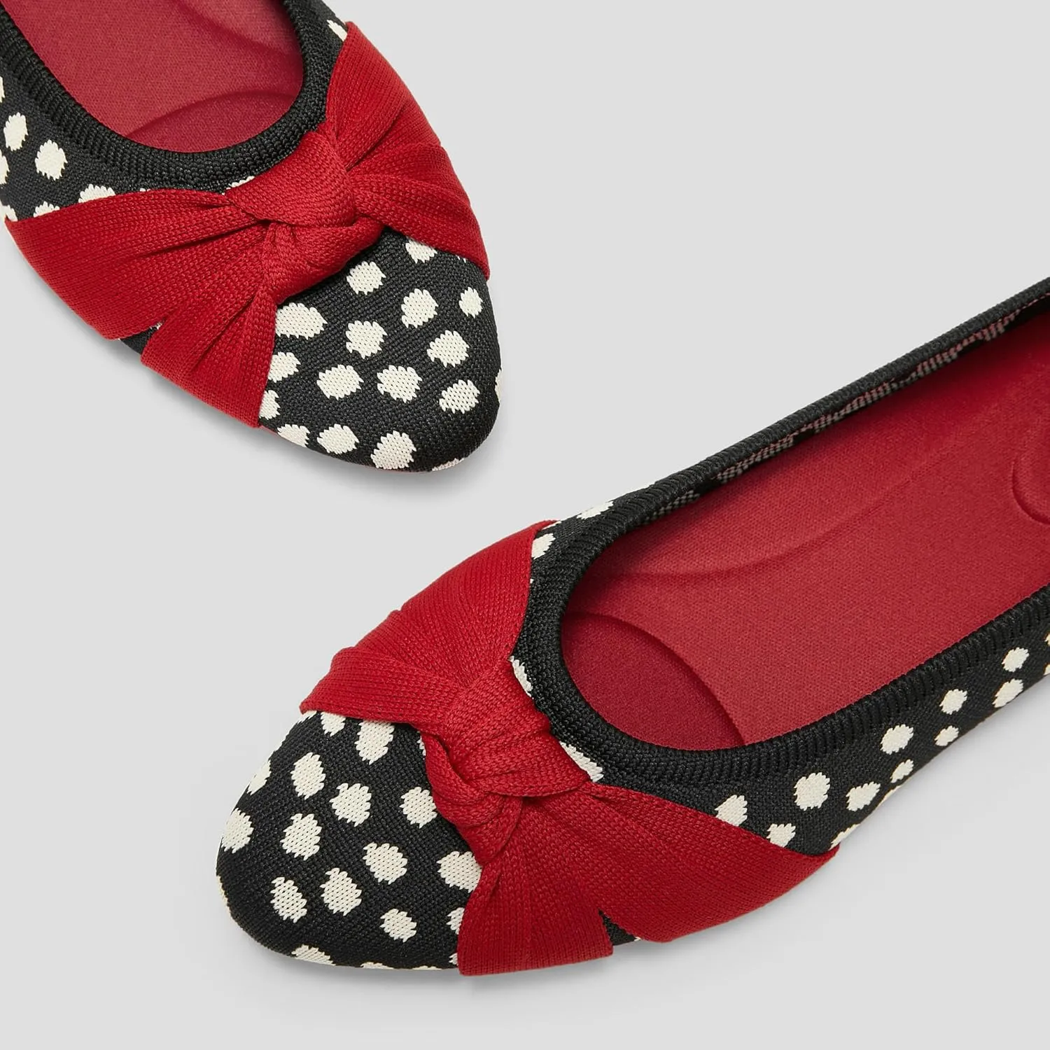 VIVAIA BiBi Women's Comfortable Flats, Casual Ballet Slip-on for Barbie Fans, Canvas or Denim, Round Toe, Pull-On, Rubber Sole, Female, Adults