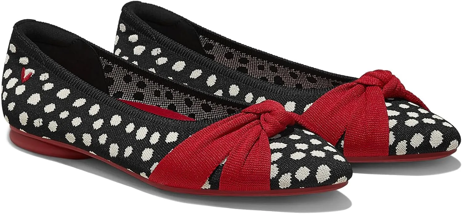 VIVAIA BiBi Women's Comfortable Flats, Casual Ballet Slip-on for Barbie Fans, Canvas or Denim, Round Toe, Pull-On, Rubber Sole, Female, Adults