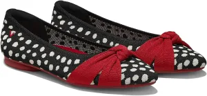 VIVAIA BiBi Women's Comfortable Flats, Casual Ballet Slip-on for Barbie Fans, Canvas or Denim, Round Toe, Pull-On, Rubber Sole, Female, Adults