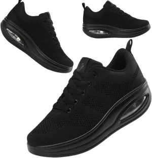 Walking Shoes for Women Air Cushion Nurse Slip Resistant Work Sock Sneakers Food Service Platform Comfortable Weight Light