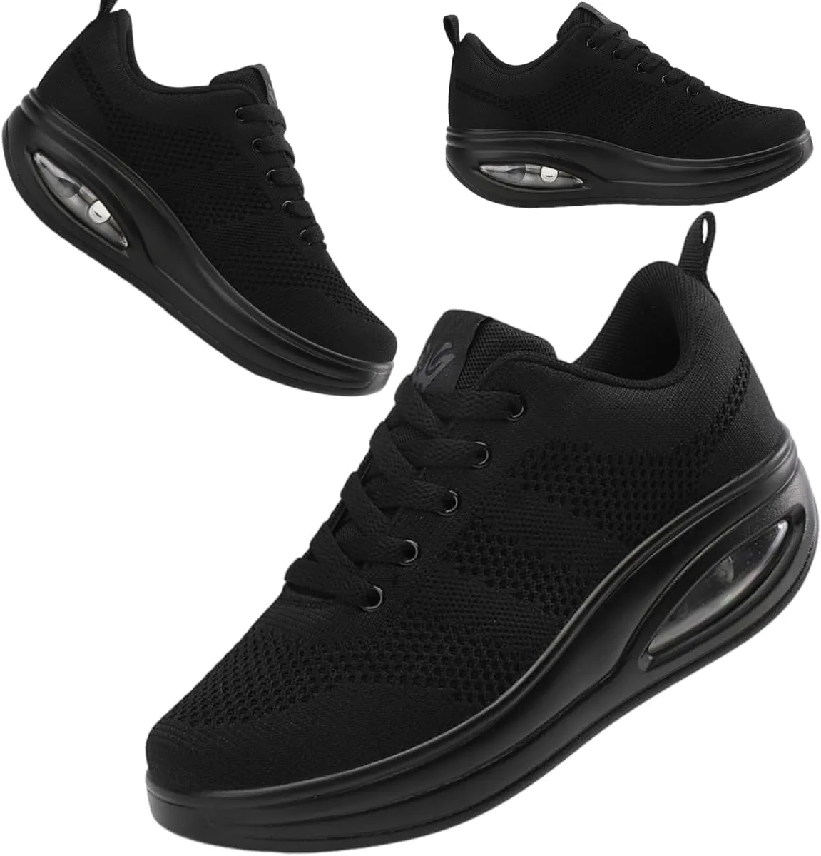 Walking Shoes for Women Air Cushion Nurse Slip Resistant Work Sock Sneakers Food Service Platform Comfortable Weight Light