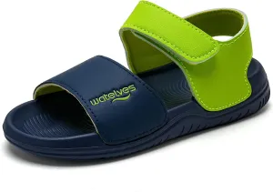 WateLves Kids Sandals Toddler Summer Sandals Adjustable Hook and Loop Strap Sport Sandal Shoes