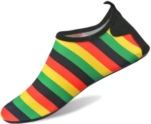 Water Shoes for Women and Men Quick-Dry Swim Beach Shoes for Outdoor Surfing Yoga Exercise Jamaica Flag Caribbean Reggae Rasta
