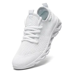 White LuxeFlex Light Running Shoes