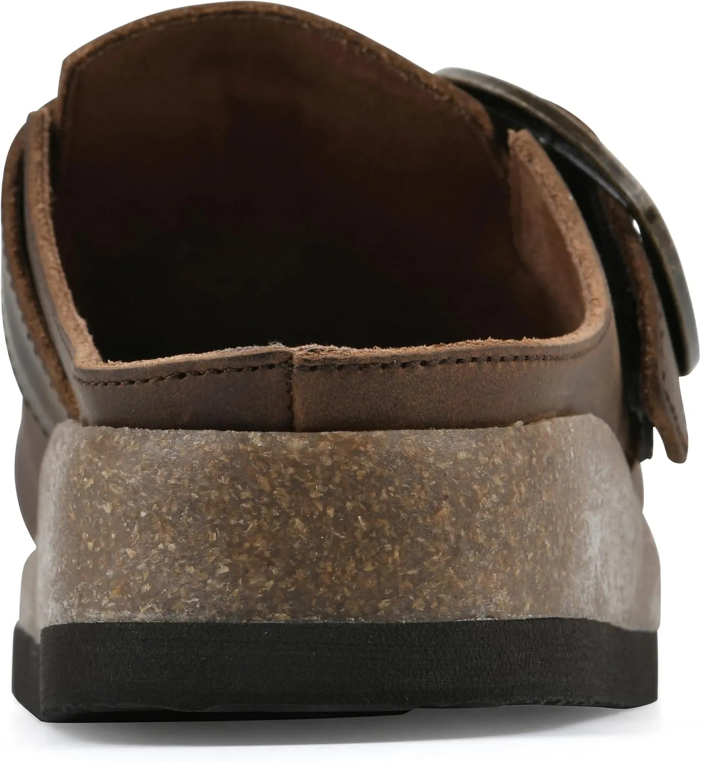 WHITE MOUNTAIN Women's Bayberry Buckle Signature Comfort-Molded Footbed Mule