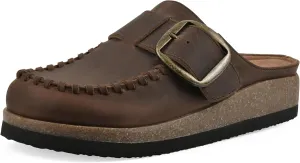 WHITE MOUNTAIN Women's Bayberry Buckle Signature Comfort-Molded Footbed Mule