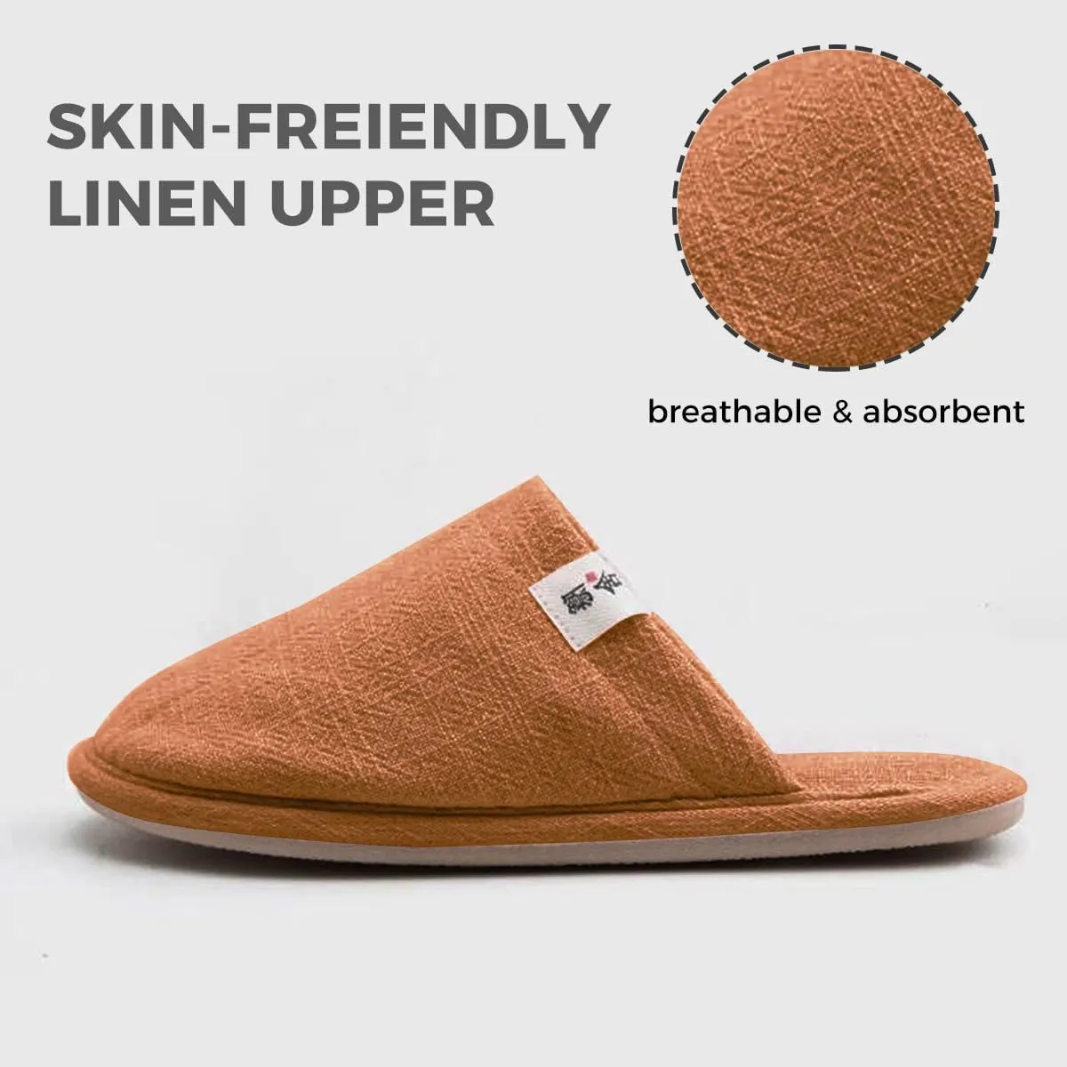 Women Men Comfort House Slippers Warm Home Shoes Anti-Skid Slippers Outdoor Indoor