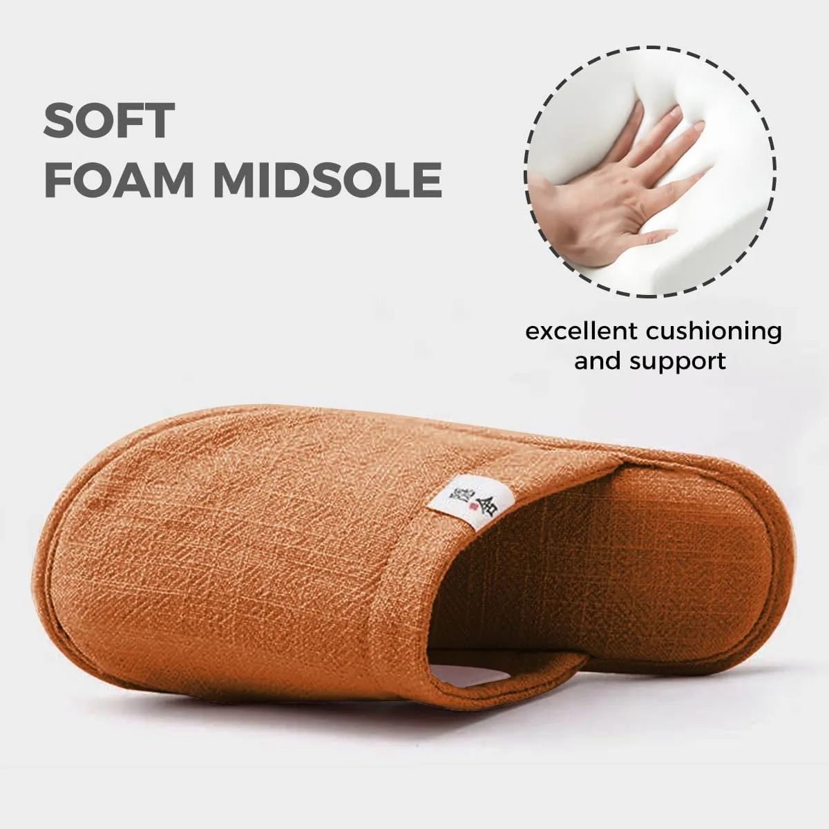 Women Men Comfort House Slippers Warm Home Shoes Anti-Skid Slippers Outdoor Indoor