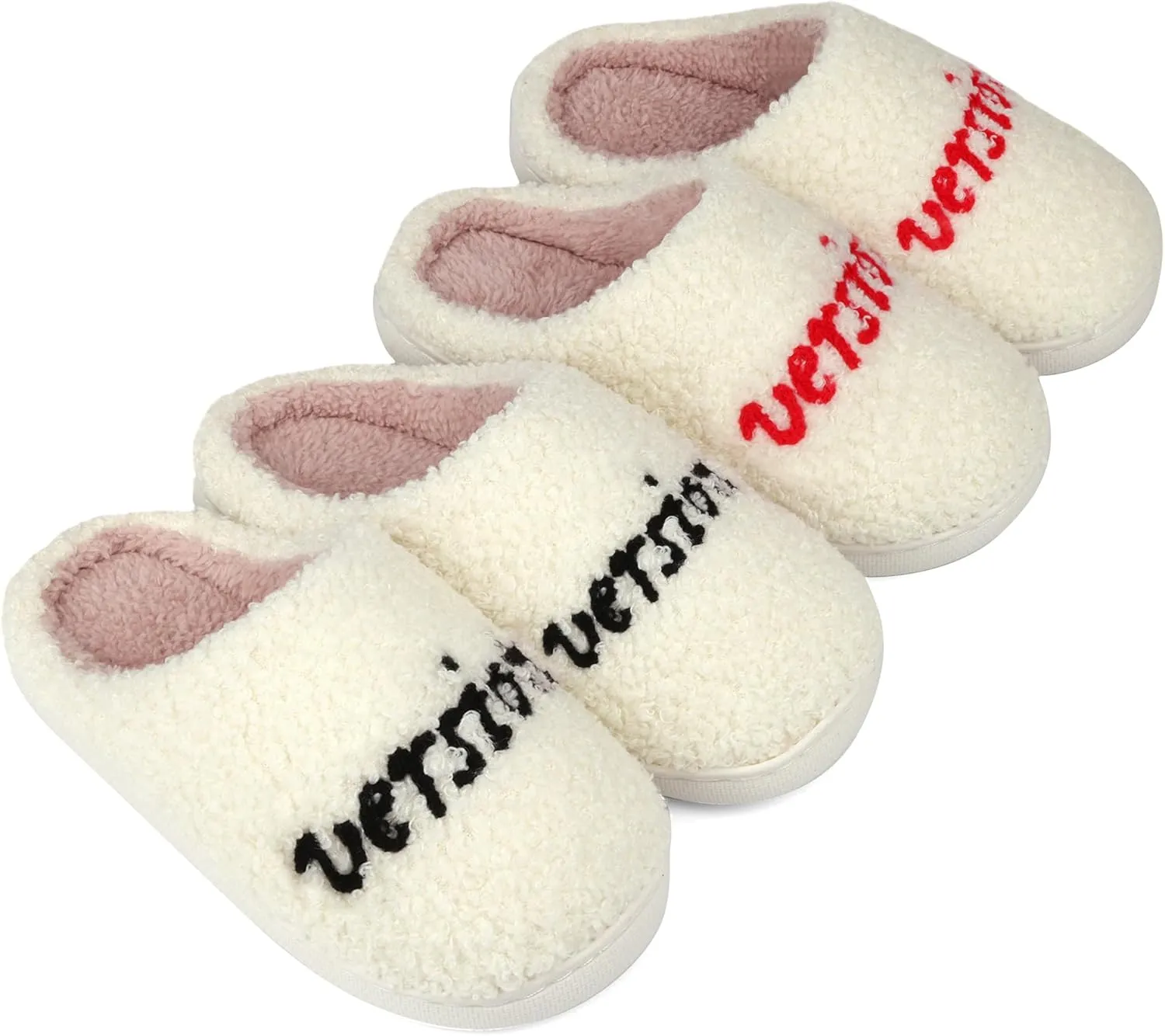Women Men House Slippers Comfy Plush Slippers Shoes for Home Bedroom Indoor