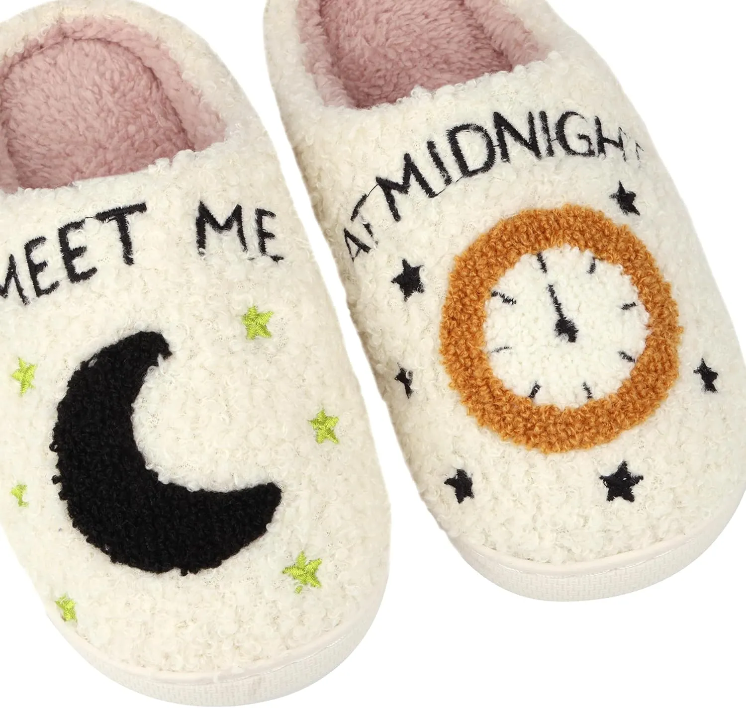 Women Men House Slippers Comfy Plush Slippers Shoes for Home Bedroom Indoor