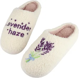 Women Men House Slippers Comfy Plush Slippers Shoes for Home Bedroom Indoor