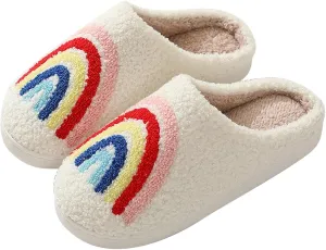 Women Slippers Cute House Slippers Strawberry Slippers Comfy Soft Bedroom Shoes Warm Fuzzy Slip-On Slippers Indoor Non-slip Plush Bedroom Slippers, E-24TX001