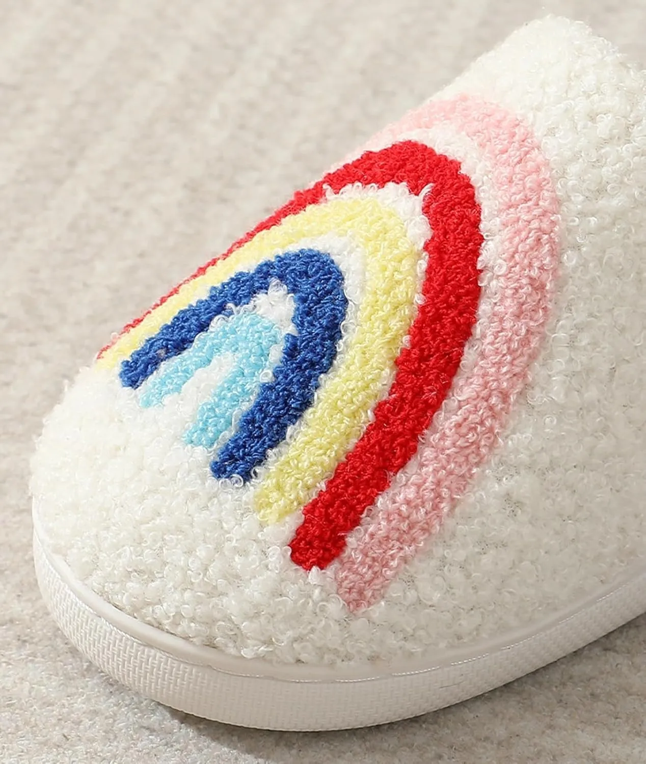 Women Slippers Cute House Slippers Strawberry Slippers Comfy Soft Bedroom Shoes Warm Fuzzy Slip-On Slippers Indoor Non-slip Plush Bedroom Slippers, E-24TX001
