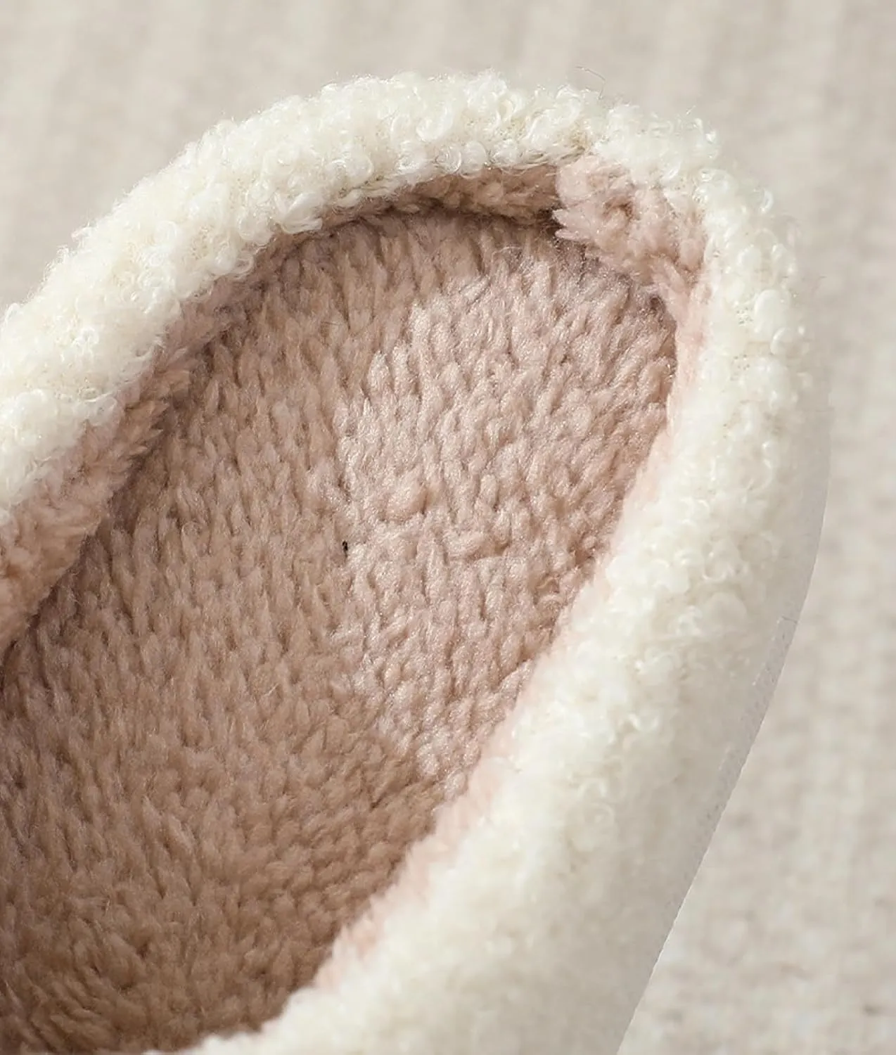 Women Slippers Cute House Slippers Strawberry Slippers Comfy Soft Bedroom Shoes Warm Fuzzy Slip-On Slippers Indoor Non-slip Plush Bedroom Slippers, E-24TX001