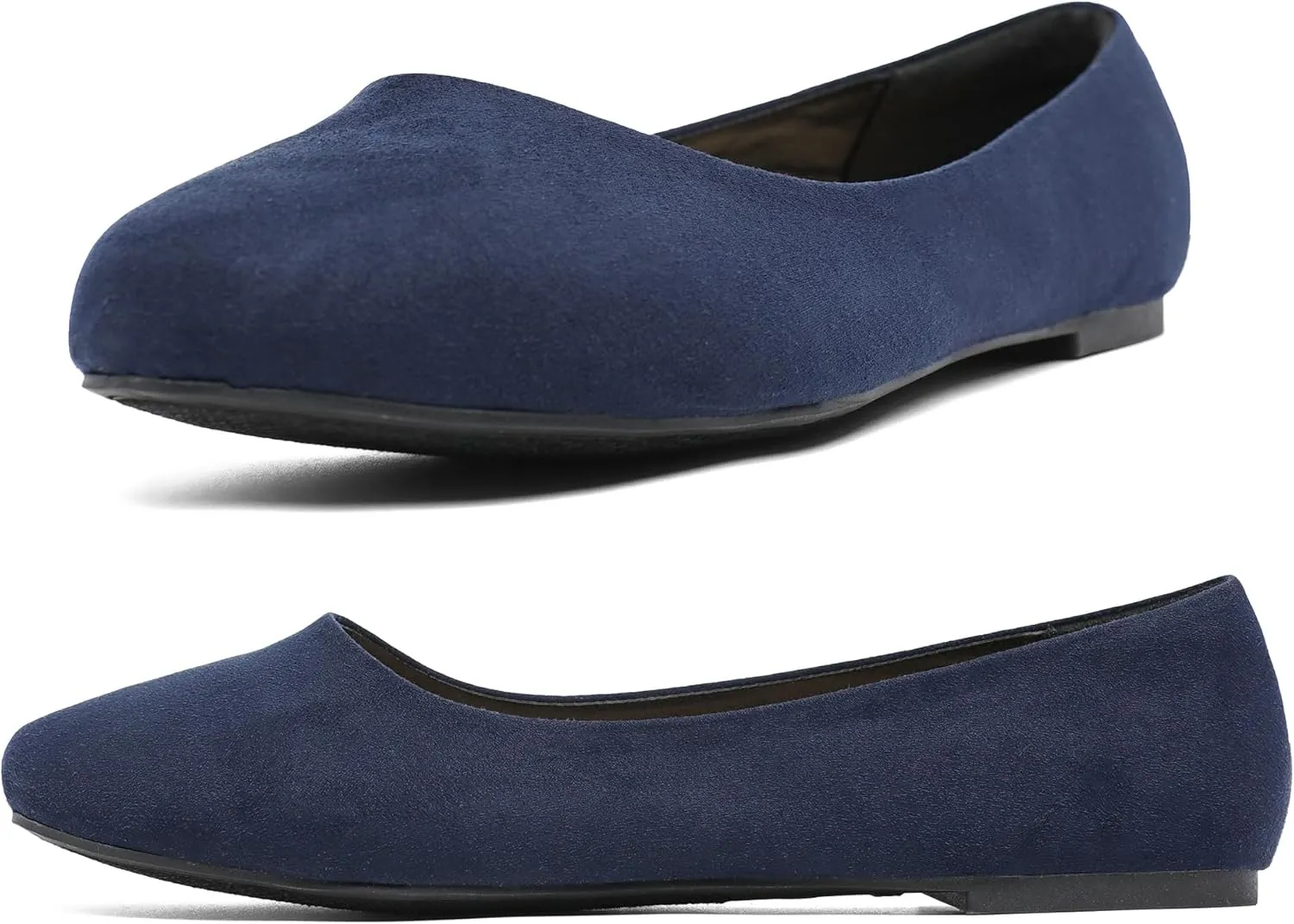 Women's Ballet Flats Shoes, Dress Shoes for Women Round Toe Comfort Light Weight Slip-On Shoes